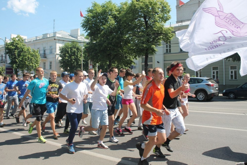 День города в Воронеже:  активная молодежь пробежит по улицам 