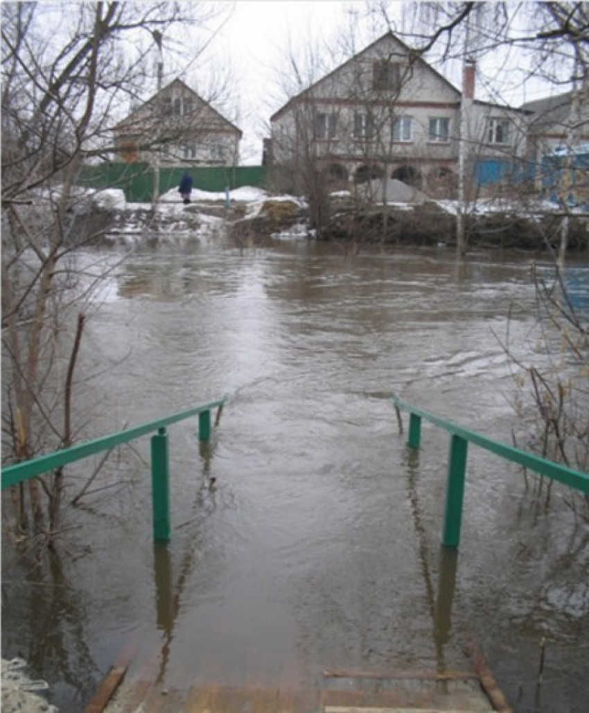В Воронеже названы места подтопления талыми водам