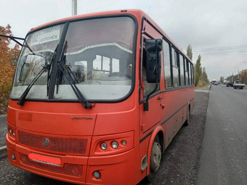 Пенсионерка попала в больницу после поездки на автобусе под Воронежем