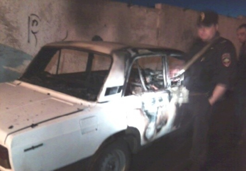 В Воронеже загорелся очередной автомобиль