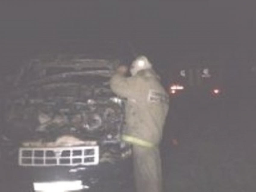 Кабина ГАЗа загорелась в Воронежской области 