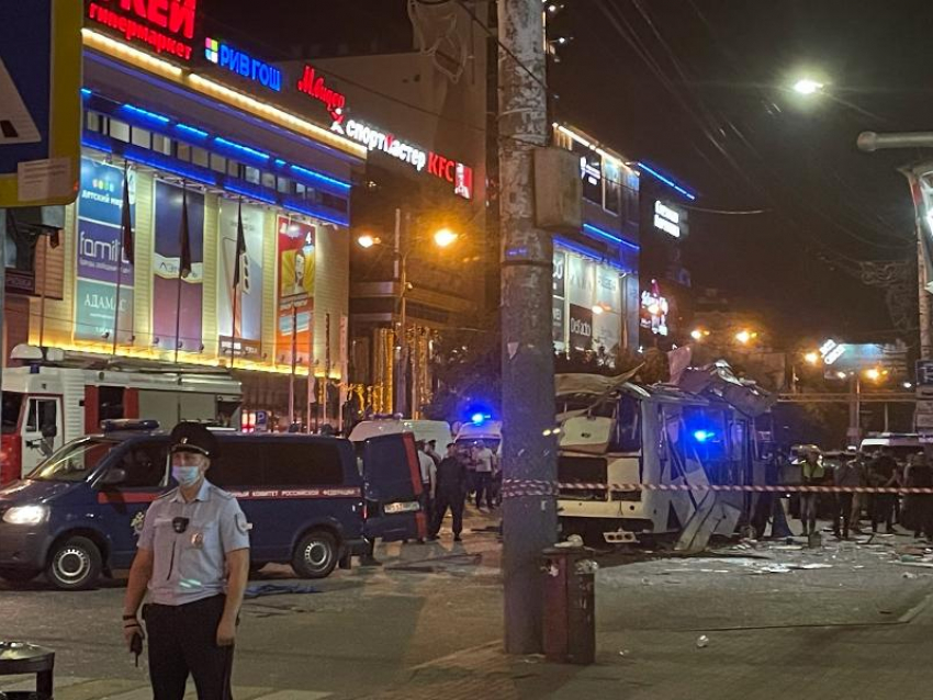 На место взрыва автобуса выехал заместитель прокурора Воронежской области 